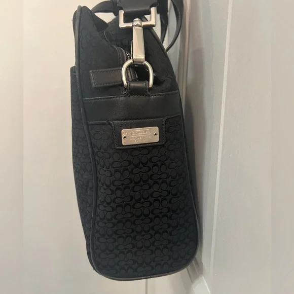 Coach Unisex Hudson Commuter Signature Briefcase Laptop Travel Bag Black‎ - Picture 2 of 9